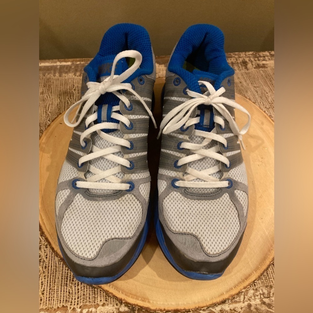 Nike Lunar Elite 2 Grey & Blue/white‎ 429784-10 MENS 10.5 - Picture 6 of 13